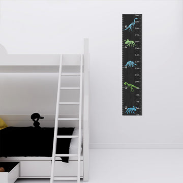 Dinosaur growth wall sticker kid height measure wall